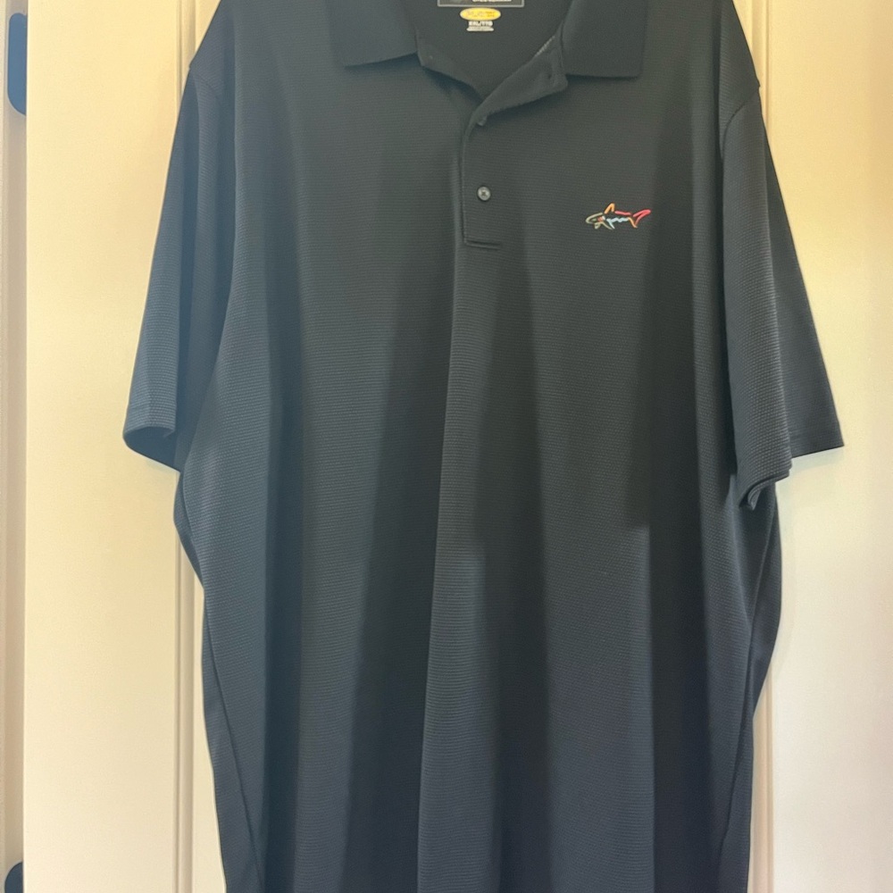 Greg Norman Collection Black Polo Shirt